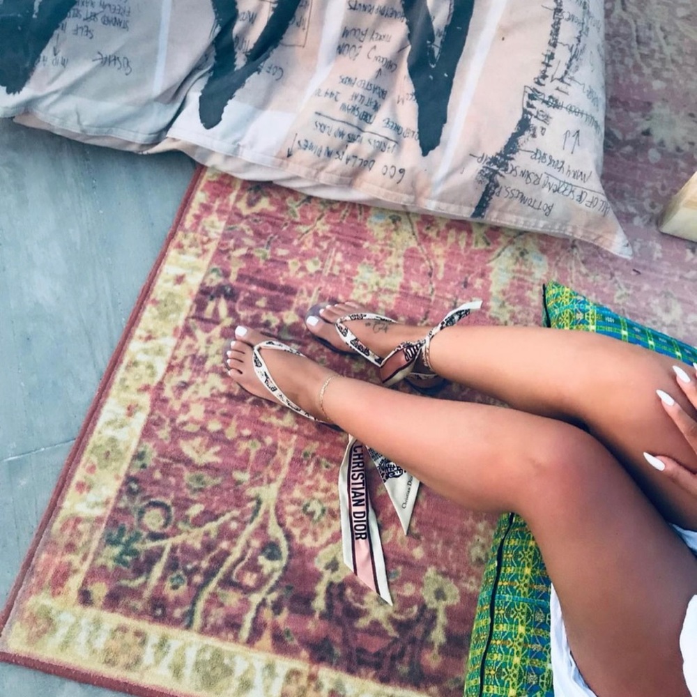 Dior Kaleidiorscopic jelly sandals
